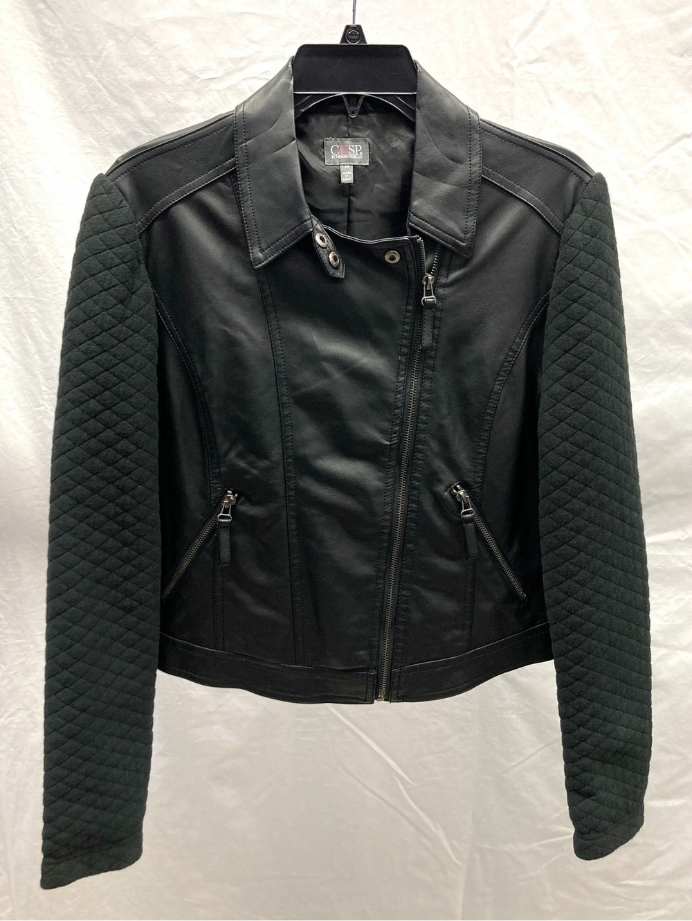 Cusp Neiman Marcus Pleather Moto Jacket Medium